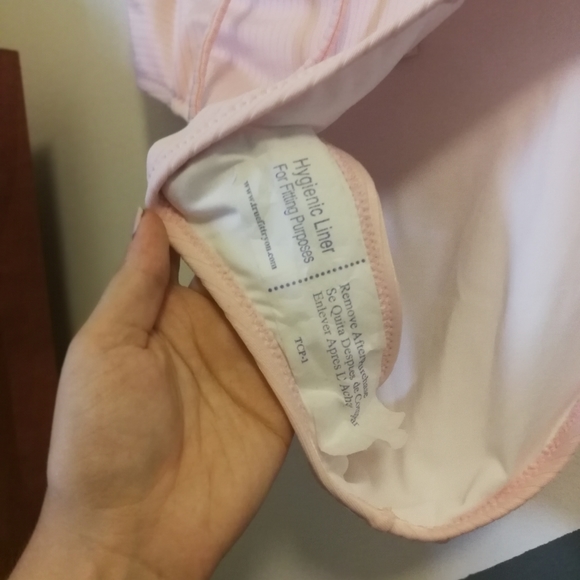 NWT / High Waist / Ribbed Pink Bikini Bottom / Old Navy / - Picture 3 of 3